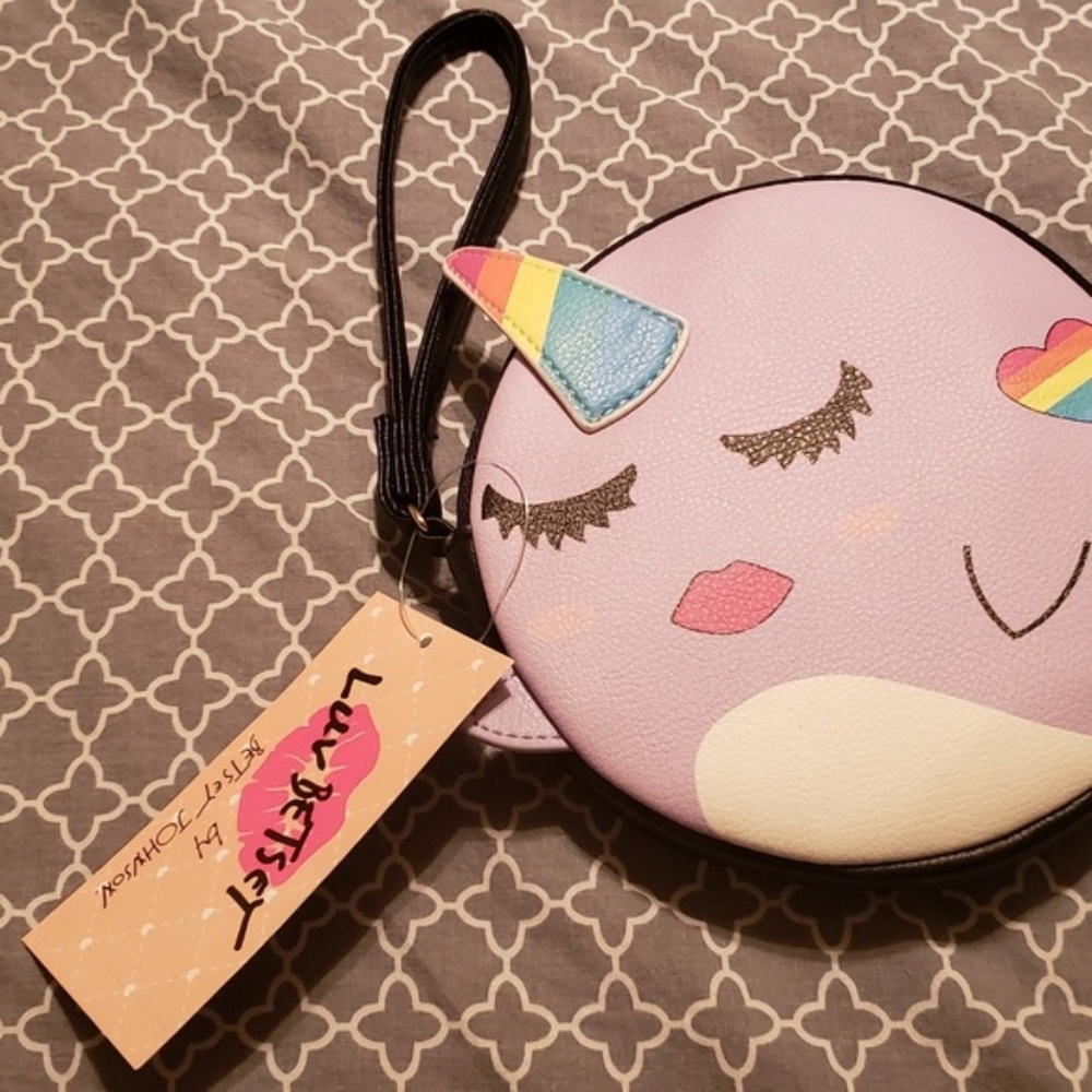 Betsey Johnson Narwhal Unicorn Wristlet